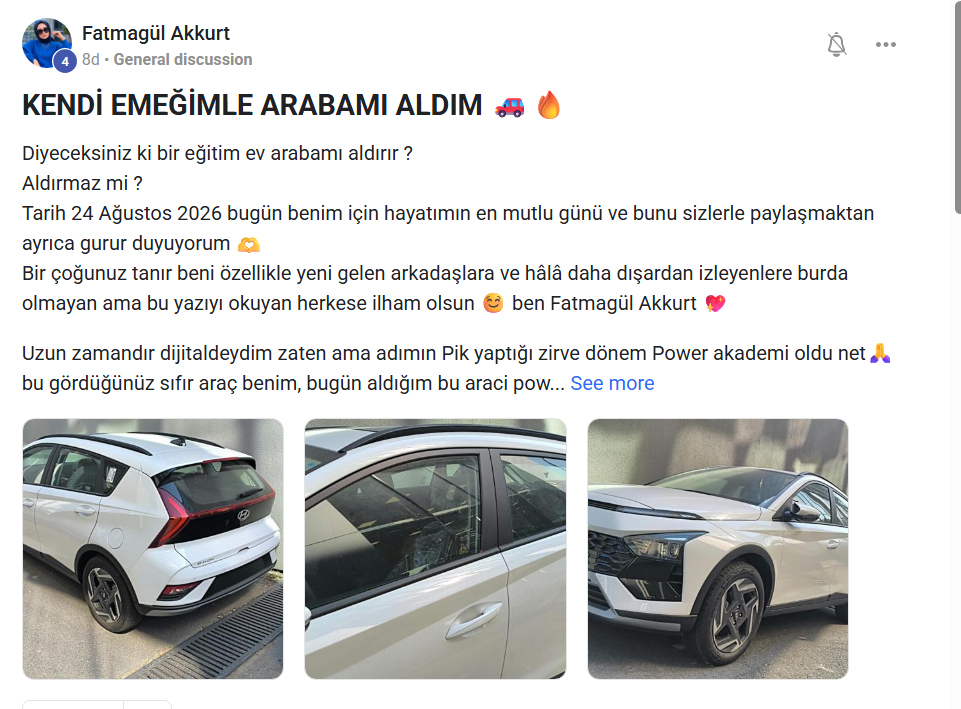 AI Power Academy öğrenci deneyimi